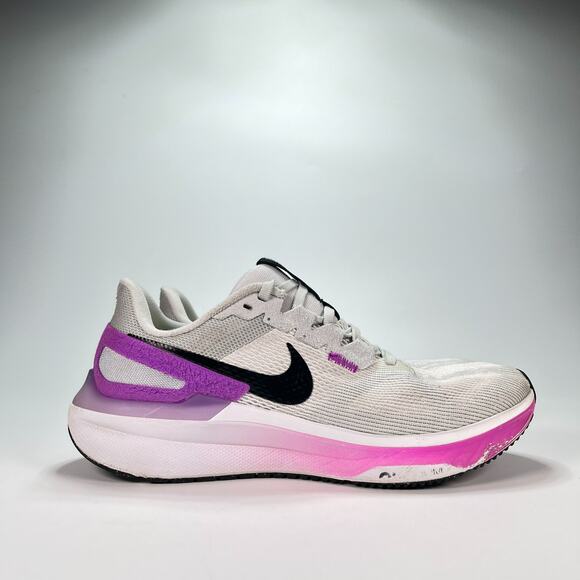 Nike Air Zoom Structure 25 White Purple Running Shoes DJ7884-100 Womens Size 9.5 - Picture 1 of 10